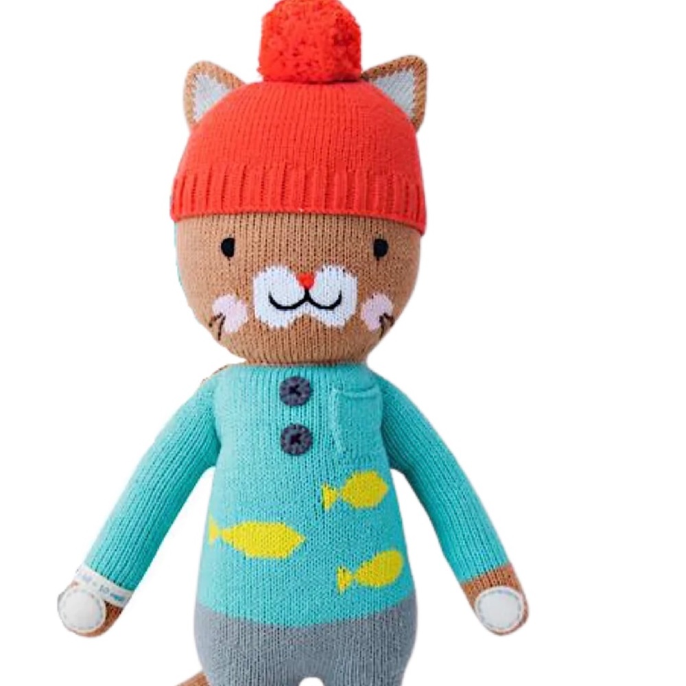 Cuddle + Kind Hand Knit Maximus the Cat Doll